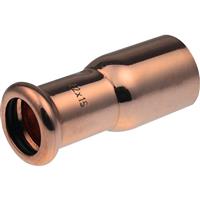 Pegler Yorkshire Xpress Press Fit Reducing Coupler 22 x 15mm (10 Pack) in Copper
