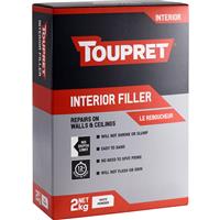 Toupret Interior Filler 2kg in White