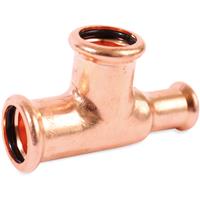 Made4Trade Press Fit Reducing Tee 22 x 15 x 22mm in Copper