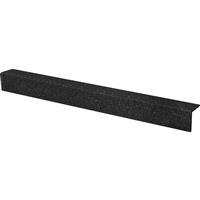 Blue Diamond Anti Slip Stair Nosing 55 x 55mm x 3m in Black GRP Fibreglass