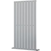 Ximax Oxford Single Designer Radiator 1200 x 595mm 2614Btu in Silver Steel