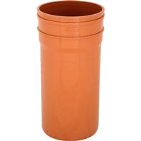 Aquaflow Universal Roddable Gully 160 x 400mm Riser in Terracotta