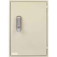 Codelocks Key Secure By Extra Security Key Cabinet with CL2255 Electronic Lock 200 Key Hooks in Light Grey Steel