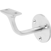 Unbranded Handrail Bracket Satin Chrome in Silver