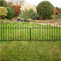 Apollo Easy Fit Fence Post 116cm (7 Pack) in Black Galvanised Steel