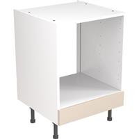 Kitchen Kit Flatpack Shaker Kitchen Cabinet Base Oven Unit Ultra Matt 600mm in Cashmere MFC