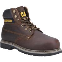 CAT Men's erpillar Powerplant GYW Safety Boots in Brown