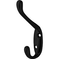 Hat & Coat Hook in Matt Black