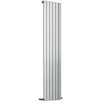 Ximax Oxford Single Designer Radiator 1800 x 595mm 3782Btu in Silver Steel