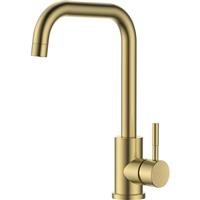 Reginox Salina Mono Mixer Kitchen Tap in Gold Stainless Steel