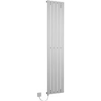 Ximax Oxford Electric Designer Radiator 1800 x 370mm 2047 BTU 600W in White Steel
