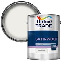 Dulux Trade Satinwood Paint Pure Brilliant 5L in White
