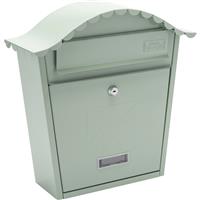 Burg-Wachter Classic Post Box Chartwell in Green Galvanised Steel