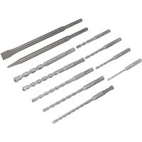 Bosch SDS Plus Chisel & Drill Bit Set (11 Piece) Steel