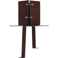 Powapost Cast in Post Shoe 100 x 100mm Powder Coated Steel