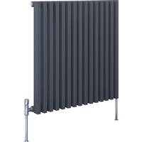 Kudox Xylo Designer Radiator 600 x 580mm 1901Btu in Anthracite Steel
