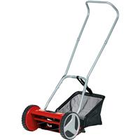 Einhell 30cm Hand Lawnmower in Red Plastic