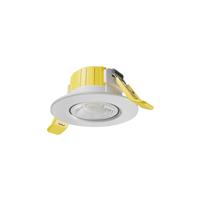 Wessex Electrical Wessex LED Integrated Dimmable Fire Rated Downlight IP65 6W 600lm 3CCT in White