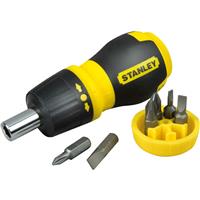 Stanley Stubby Multibit Ratcheting Screwdriver (6 Piece)