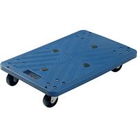 Barton Blue Plastic Dolly 100Kg Rubber