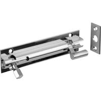 Chrome Door Bolt 100mm Necked in Silver