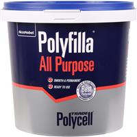 Polycell Trade Polyfilla Ready Mixed All Purpose Filler 2kg in White
