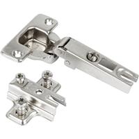 Hafele Concealed Cabinet Hinge 110deg 35mm (2 Pack) in Silver