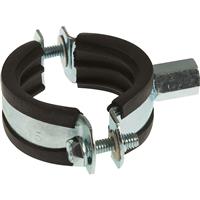 Made4Trade Rubber Lined Euro Clip M10/M8 42mm (5 Pack) in Silver Rubber/Steel