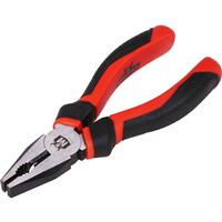 Minotaur Combination Pliers 160mm in Black/Red Chrome Vanadium Steel