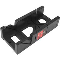 Minotaur Plastic Mitre Box 305 x 140mm in Black ABS Plastic