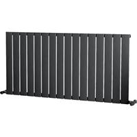 Ximax Oxford Single Designer Radiator 600 x 1195mm 2839Btu in Anthracite Steel