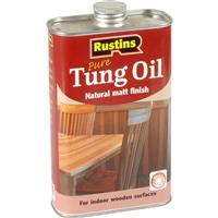 Rustins Pure Tung Oil 500ml in Natural
