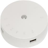 Axiom Junction Box 20A 6 Terminal in White Urea