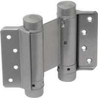 Perry Double Action Spring Hinge 100mm (2 Pack) in Silver Steel