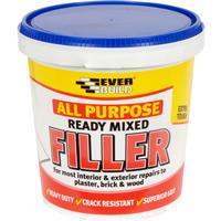 Everbuild All Purpose Ready Mixed Filler 1kg Tub in White