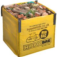 Hippo MIDIBAG 90 x 90 x 90cm in Yellow Polypropylene