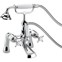 Bristan 1901 Taps Bath Shower Mixer in Chrome Brass