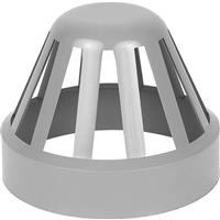 Aquaflow 110mm Terminal Vent in Grey