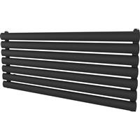 Ximax Bristol Single Horizontal Designer Radiator 410 x 1000mm 1543Btu Anthracite in Anthracite Structure Steel