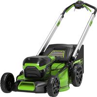 Greenworks 60v 46cm Self Propelled Cordless Lawnmower Body Only in Green