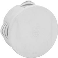 Axiom IP44 Round Enclosure 65 x 35mm in Grey ABS