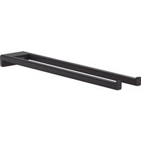 Hansgrohe AddStoris Twin Hand Towel Holder Matt in Black Metal