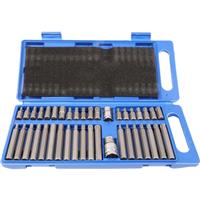 Draper TX-STAR Hexagon and Spline Mechanic's Bit Set 40pc Plastic