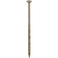 ForgeFast Multi Purpose Self Drilling Wood Screw 5.0 x 100mm (100 Pack) in Gold Steel