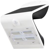 Luceco SOLAR Guardian 3.2W PIR Wall Light IP44 400lm in White Polycarbonate