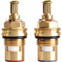 Made4Trade 1/4 Turn Ceramic Tap Glands 8mm Spline Height (2 Pack)