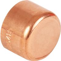 Made4Trade End Feed Stop End 22mm (2 Pack) in Copper