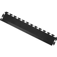 Blue Diamond Tuff-Tile Texture Edge 50cm - (4 Pack) in Black PVC