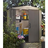 Keter Factor Shed 6' x 6' in Brown Steel Reinforced Plastic