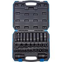 Draper Expert 3/8" & 1/2" Square Drive Impact Socket Set 32 Piece Plastic